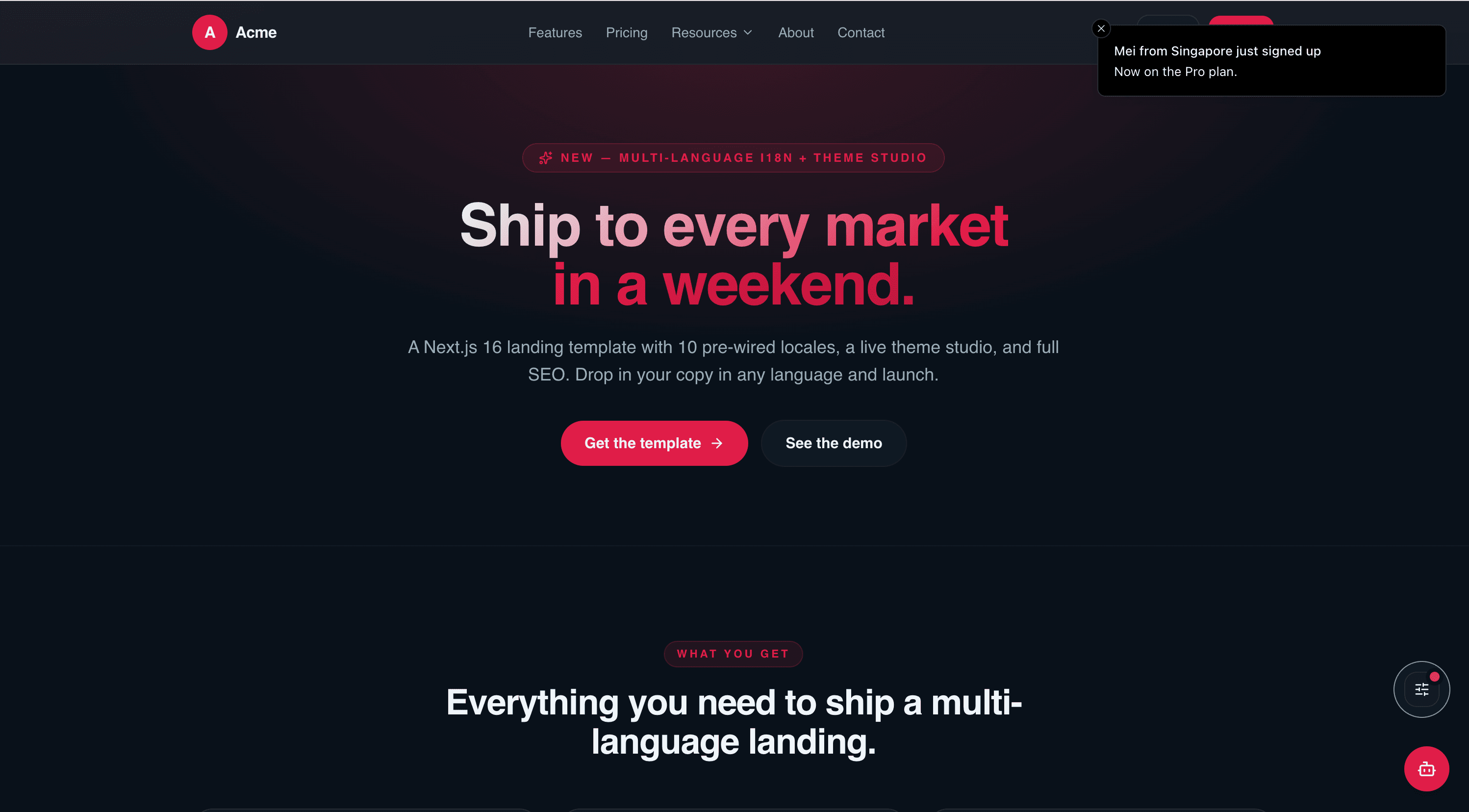 Multi-language SaaS Starter